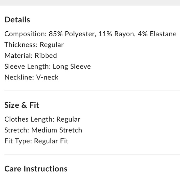 Commense Ribbed V-Neck Top - Picture 6 of 9